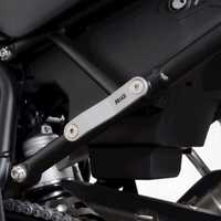 Rear Footrest Plates (pair, black), Triumph Tiger 900 '20-