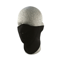 zanHEADGEAR Neoprene Half-Mask - Long 3-Panel Black