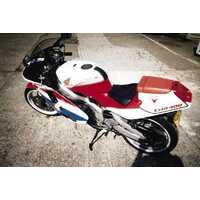 Crash Protectors (White) - Honda CBR400 Tri Arm