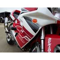 Crash Protectors (White) - Yamaha YZF750 '95-