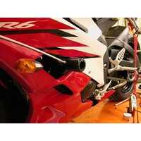 Crash Protectors (White) - Yamaha YZF-R6 '06-