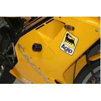 Crash Protectors (Black) - Cagiva Mito 125