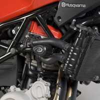 Aero Crash Protectors (Black) - Husqvarna NUDA 900R 2012-