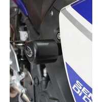 No-cut Aero Frame Sliders (White) - YAMAHA YZF-R25 '14-18, R3 '15-18