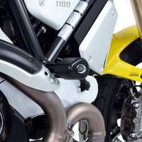 Aero Crash Protectors (Black) - Ducati Scrambler 1100