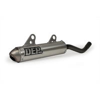 DEP Pipes Kawasaki 2 Stroke Standard Silencer - KX 125 2003-On (SHORTY)