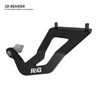 R&G Exhaust Hanger, BLK,Multistrada V4(S) (Sport) '21-