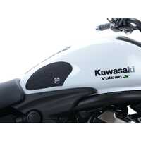 R&G Tank Traction Grip Kit - KAW VULCAN S TRAC/PADS 2PC (Black)