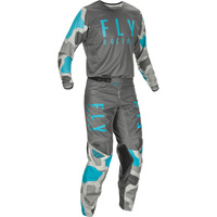 Fly Kinetic K221 Jersey Pant Gear Set Grey/Blue