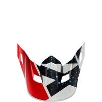 Fox MX17 V2 Nirv Visor Red White