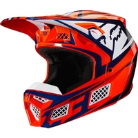 Fox V3 Idol Helmet 2020 Orange Blue