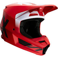 Fox V1 Werd ECE Helmet Flame Red