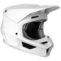 Fox V1 Matte ECE Helmet White