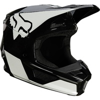 Fox V1 Revn ECE Helmet 2021 Black White