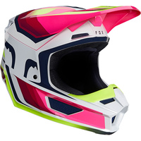 Fox V1 Tro ECE Helmet 2021 Fluro Yellow