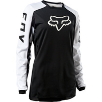 Fox 2021 180 Djet Ladies Jersey Black White