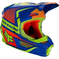 Fox Youth V1 Oktiv ECE Helmet 2021 Blue 