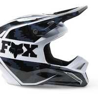 Fox MX23 Youth V1 Nuklr Helmet Black