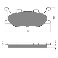 Goldfren Brake Pads GF099 - S3