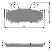 Goldfren Brake Pads GF102 - K5