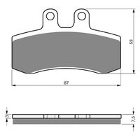 Goldfren Brake Pads GF105 - S3