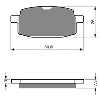 Goldfren Brake Pads GF114 - S3