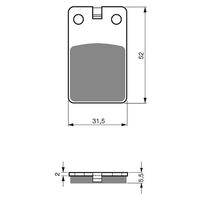 Goldfren Brake Pads GF120 - S3