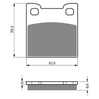 Goldfren Brake Pads GF129 - S3