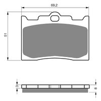 Goldfren Brake Pads GF132 - S3