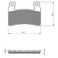 Goldfren Brake Pads GF134 - S3