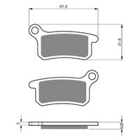 Goldfren Brake Pads GF185 - K5