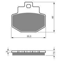 Goldfren Brake Pads GF186 - S3