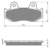 Goldfren Brake Pads GF188 - S3