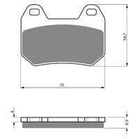 Goldfren Brake Pads GF195 - S3