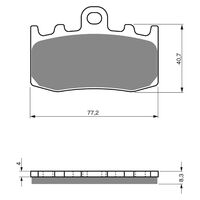 Goldfren Brake Pads GF196 - S3