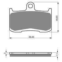 Goldfren Brake Pads GF207 - S3