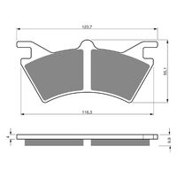 Goldfren Brake Pads GF208 - K5