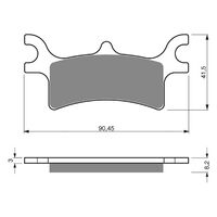 Goldfren Brake Pads GF209 - K5