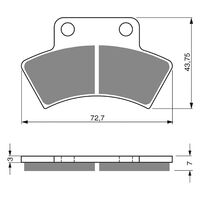 Goldfren Brake Pads GF216 - K5