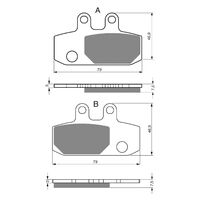 Goldfren Brake Pads GF223 - S3