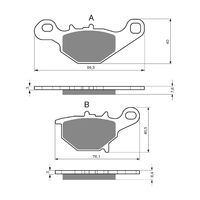 Goldfren Brake Pads GF226 - K5