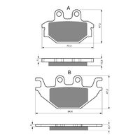 Goldfren Brake Pads GF230 - K5