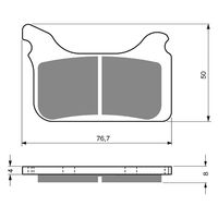 Goldfren Brake Pads GF231 - S3