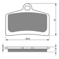 Goldfren Brake Pads GF233 - S3