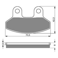 Goldfren Brake Pads GF234 - S3