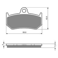 Goldfren Brake Pads GF235 - S3