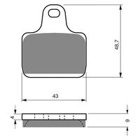 Goldfren Brake Pads GF239 - S3