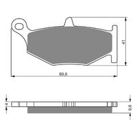 Goldfren Brake Pads GF241 - S3