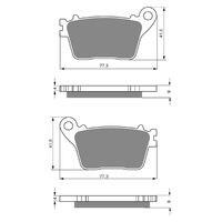 Goldfren Brake Pads GF242 - S3