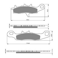 Goldfren Brake Pads GF245 - K5